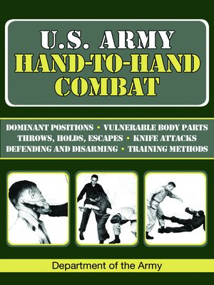 cover image of U.S. Army Hand-To-Hand Combat